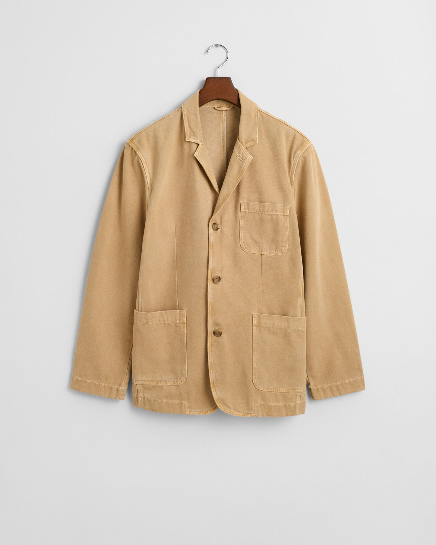 Relaxed fit ‑mitoitettu kanvaasibleiseri