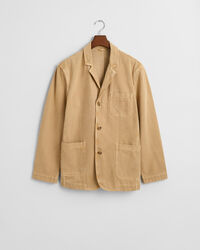 Relaxed fit ‑mitoitettu kanvaasibleiseri