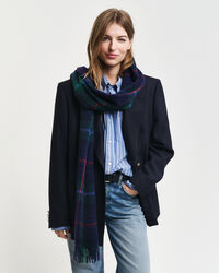 Ruudullinen kašmirsekoitteinen kaulaliina