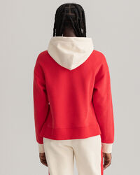 Monivärinen huppari