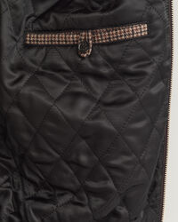 Ruudullinen Harrington-villakangastakki