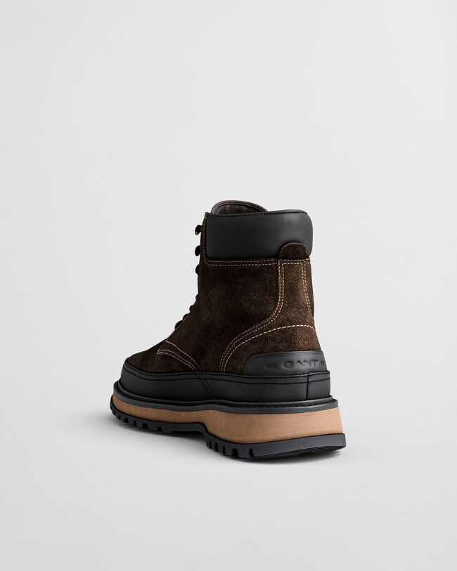 Mokkanahkaiset Clafton-nauhanilkkurit