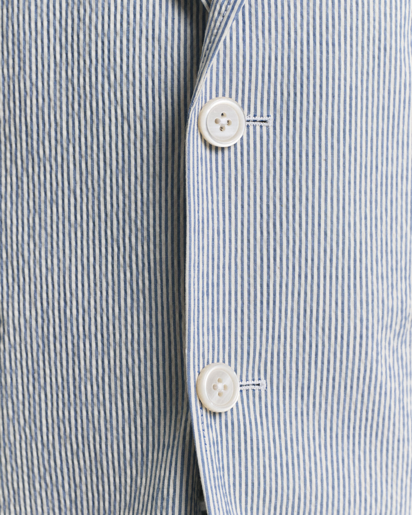 Slim fit ‑mitoitettu seersucker-puvuntakki