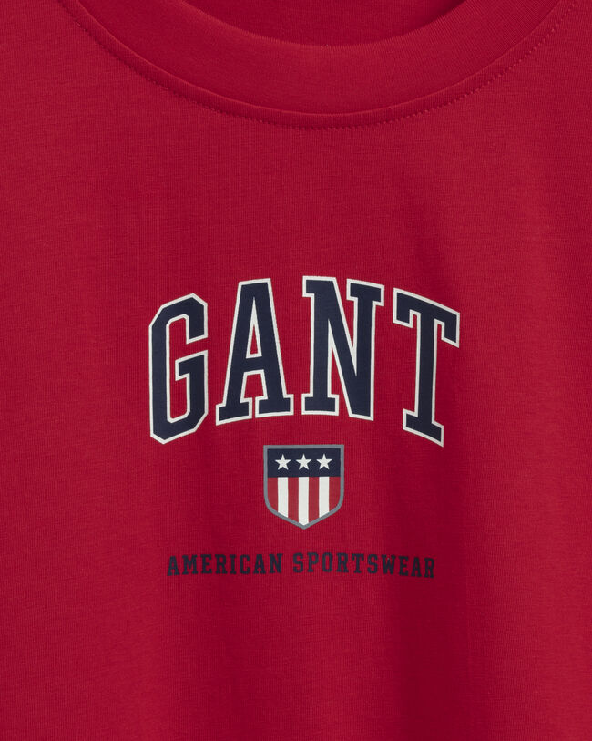 Teens-malliston Retro Shield ‑t‑paita