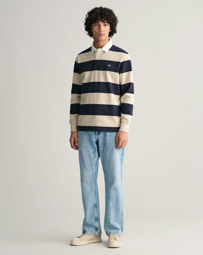 Leve&auml;raitainen Shield Heavy Rugger ‑paita