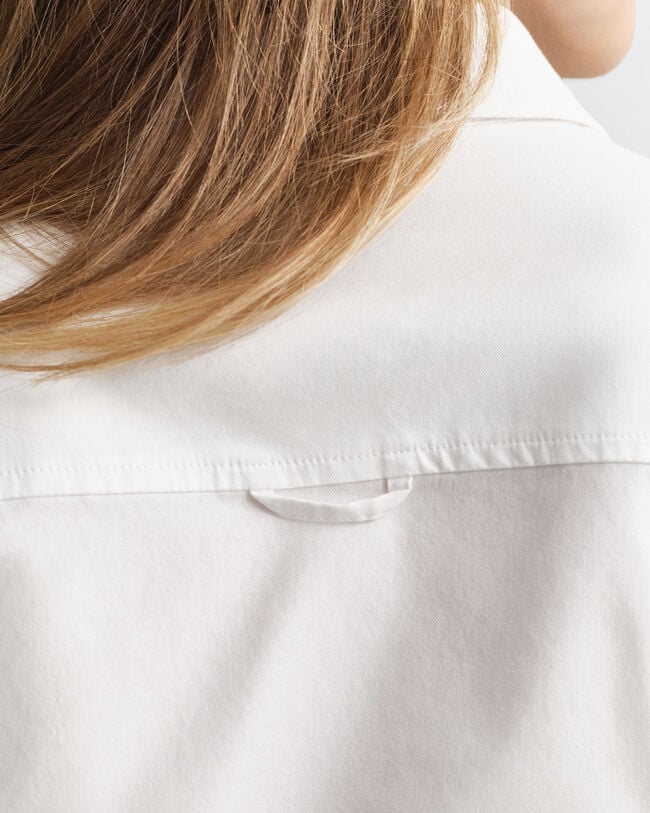 Slim fit ‑mitoitettu joustava oxford-paita