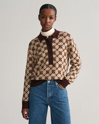 G Patterned ‑jacquard-pikeeneulepusero