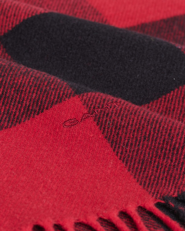 Monisävyinen ruutuhuivi