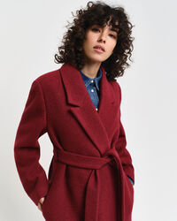 Kohopintainen kietaisutakki