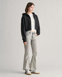 Teen Girls ‑malliston lyhyt Shield‑vetoketjuhuppari