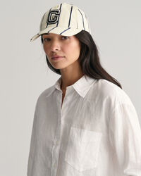 Relaxed fit ‑mitoitettu vajaamittainen pellavapaita