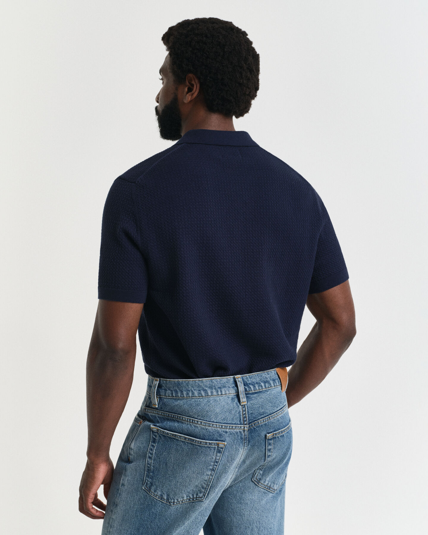 Kohopintainen puuvillapikeepaita