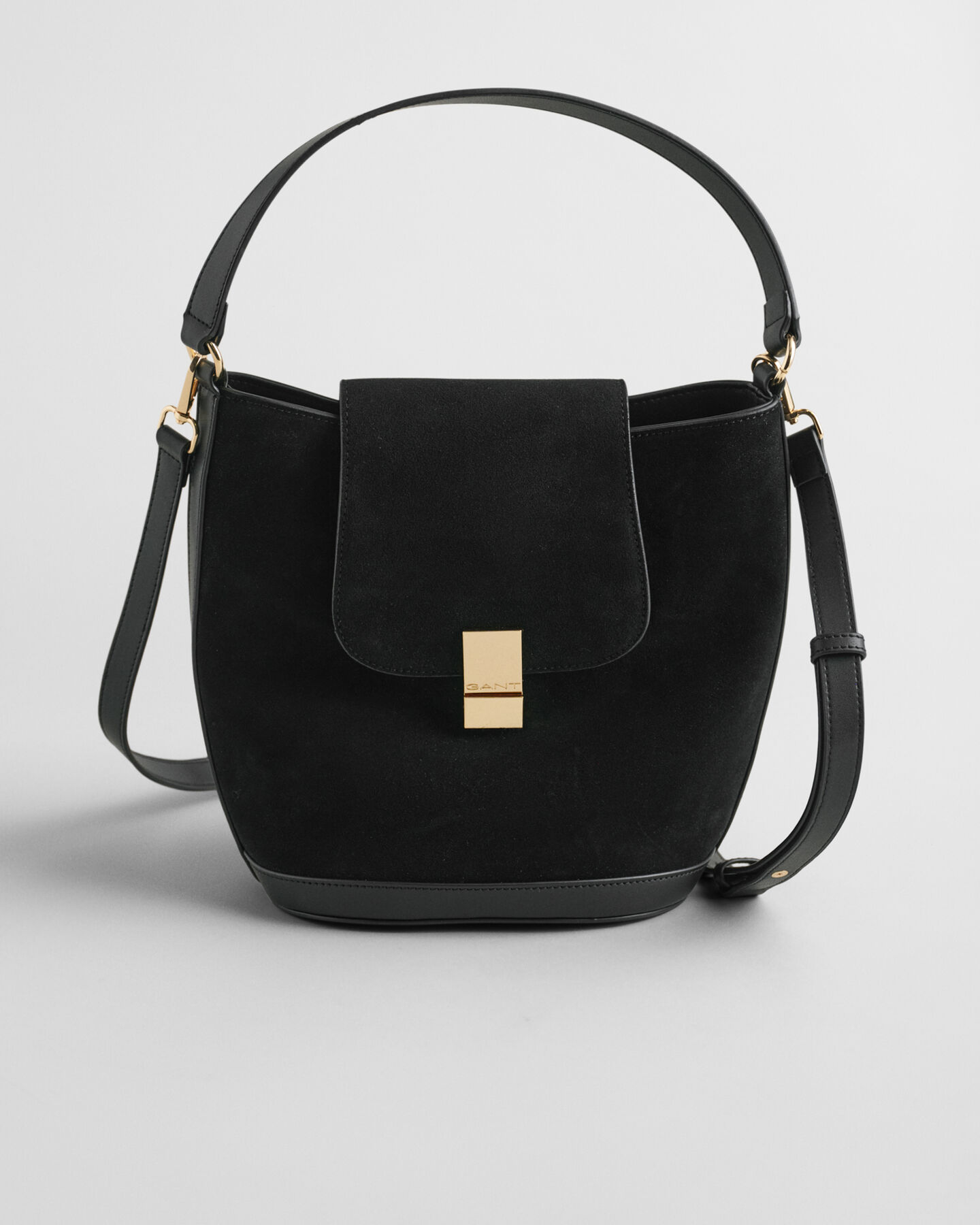 Mokkanahkainen ämpärilaukku