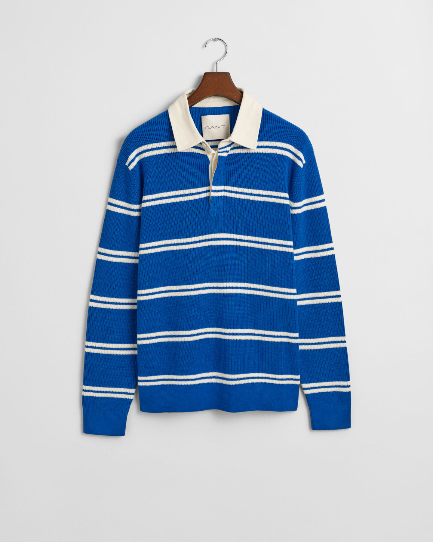 Puuvillainen Rugger-joustinneulepusero