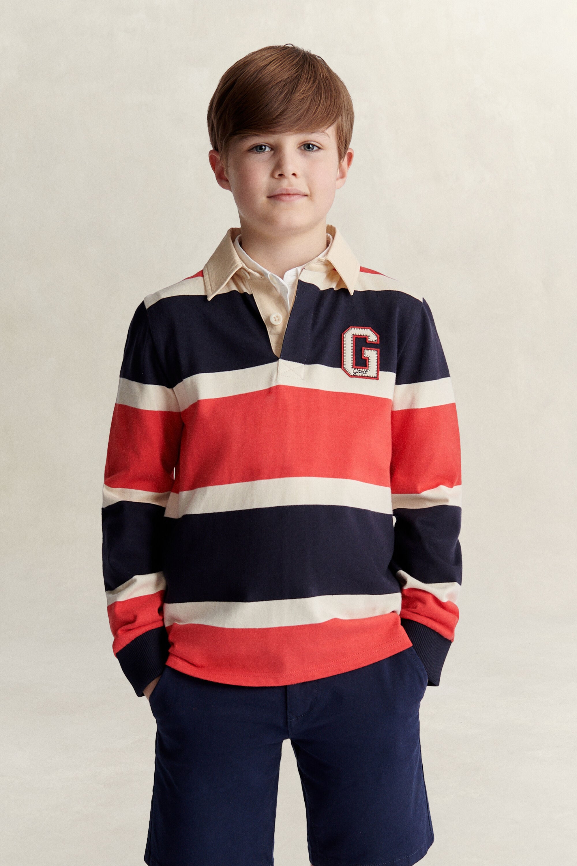 Teen Boys -malliston Collegiate Rugger -paita