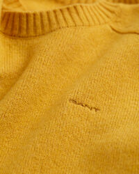 Satulahihainen villaneule, pyöreä pääntie