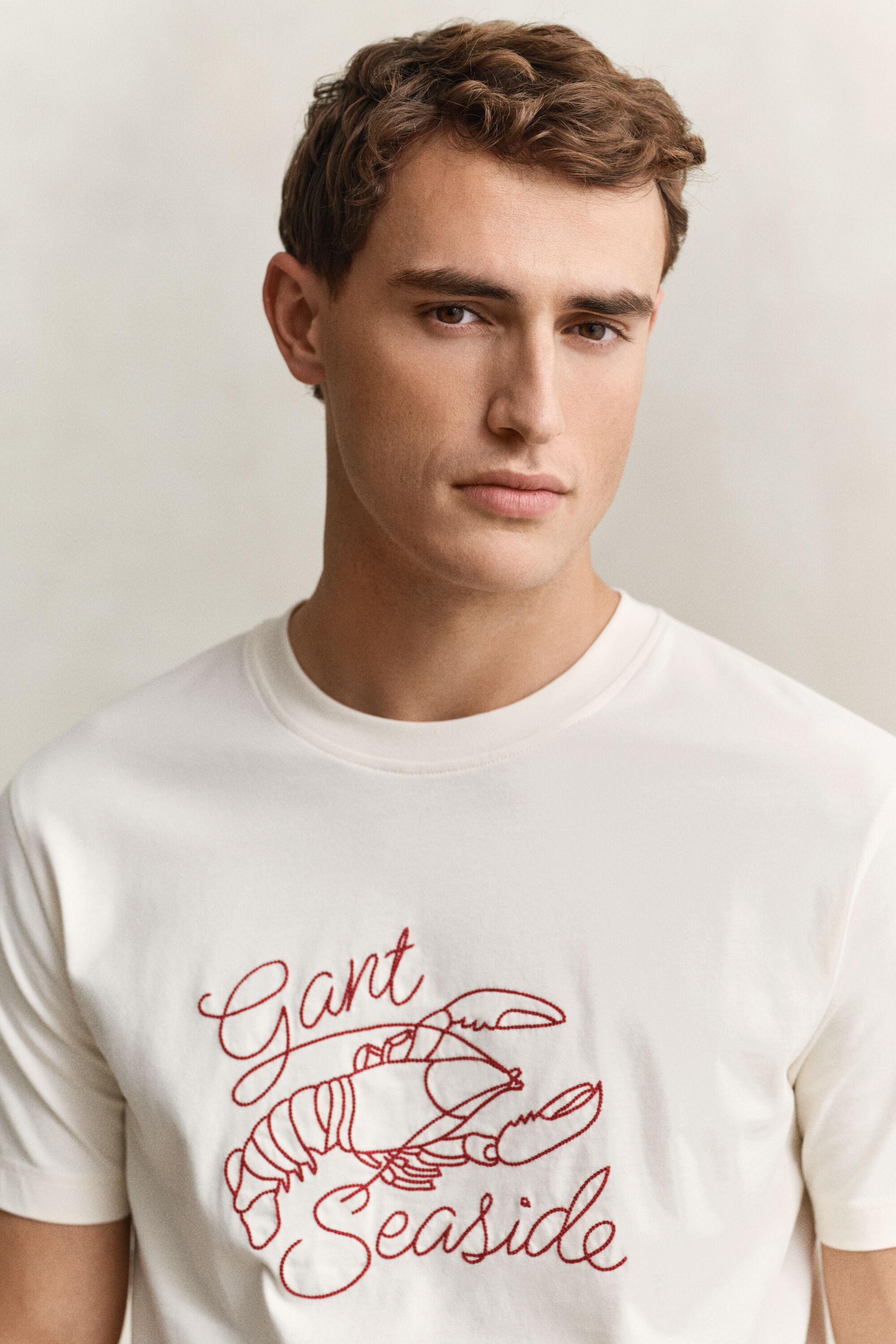 T‑paita, jossa merenrantapainatus