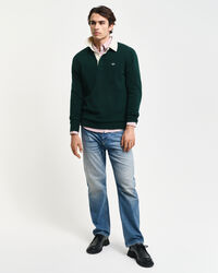 Rugger-paita ohutta lampaanvillaa