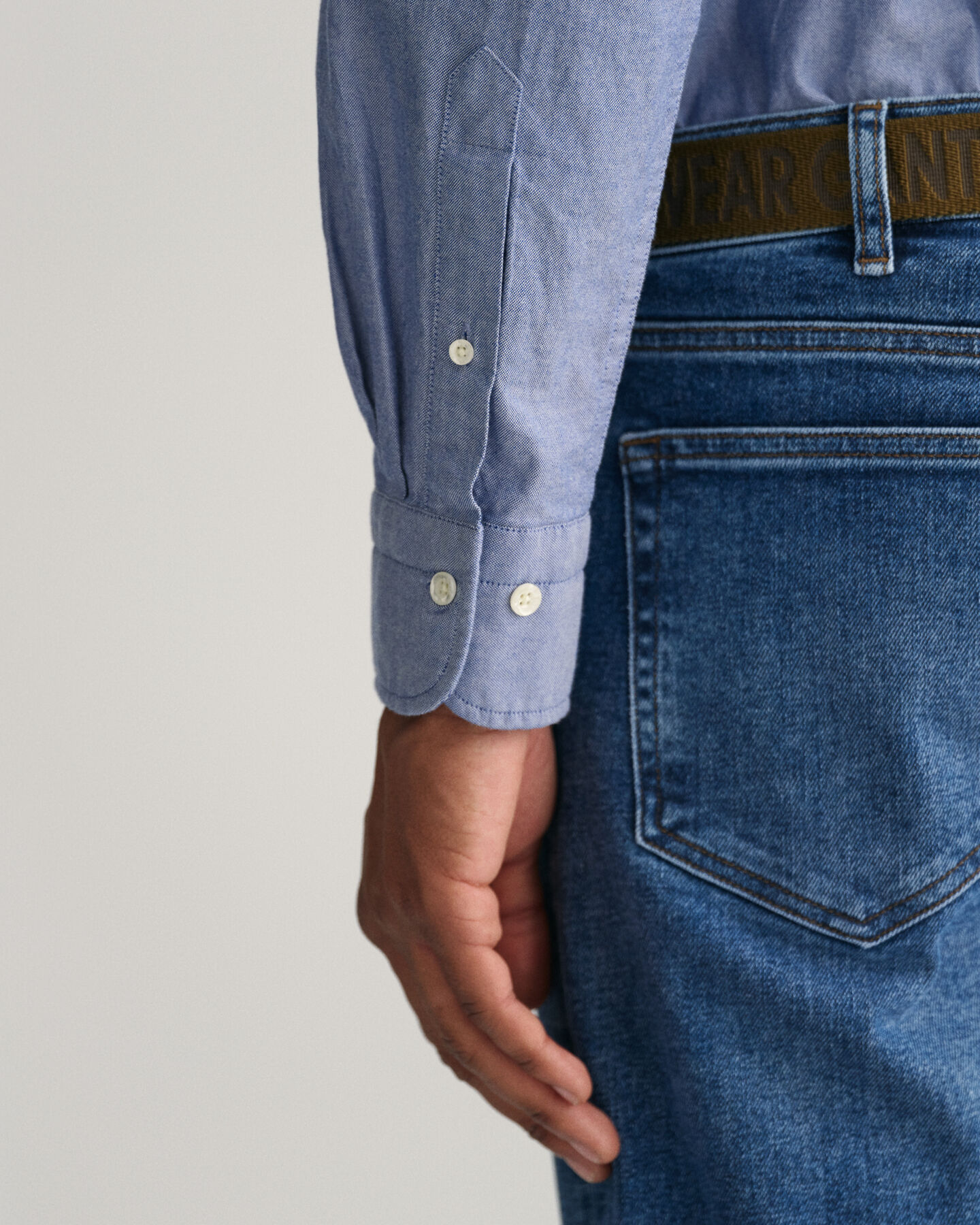 Regular fit ‑mitoitettu Archive-oxford-paita