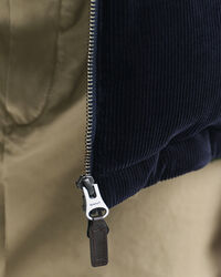 Vakosamettinen toppatakki