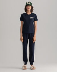 Moniväriset collegehousut