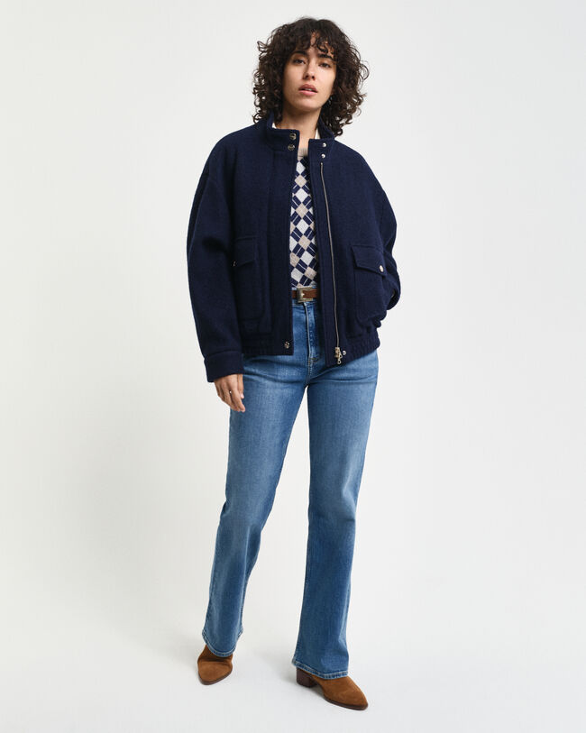 Villakankainen Harrington-takki