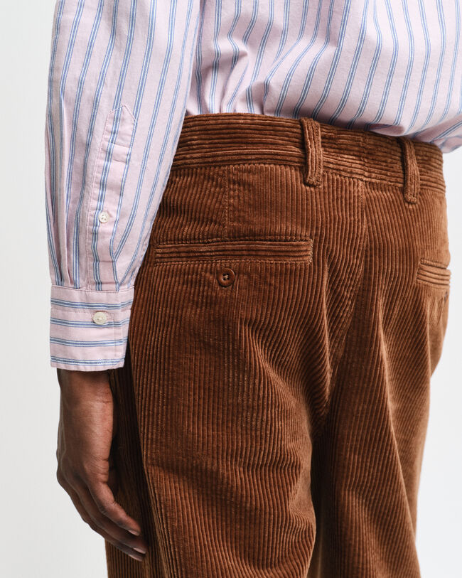 Regular fit ‑mitoitettu raidallinen Archive-oxford-paita