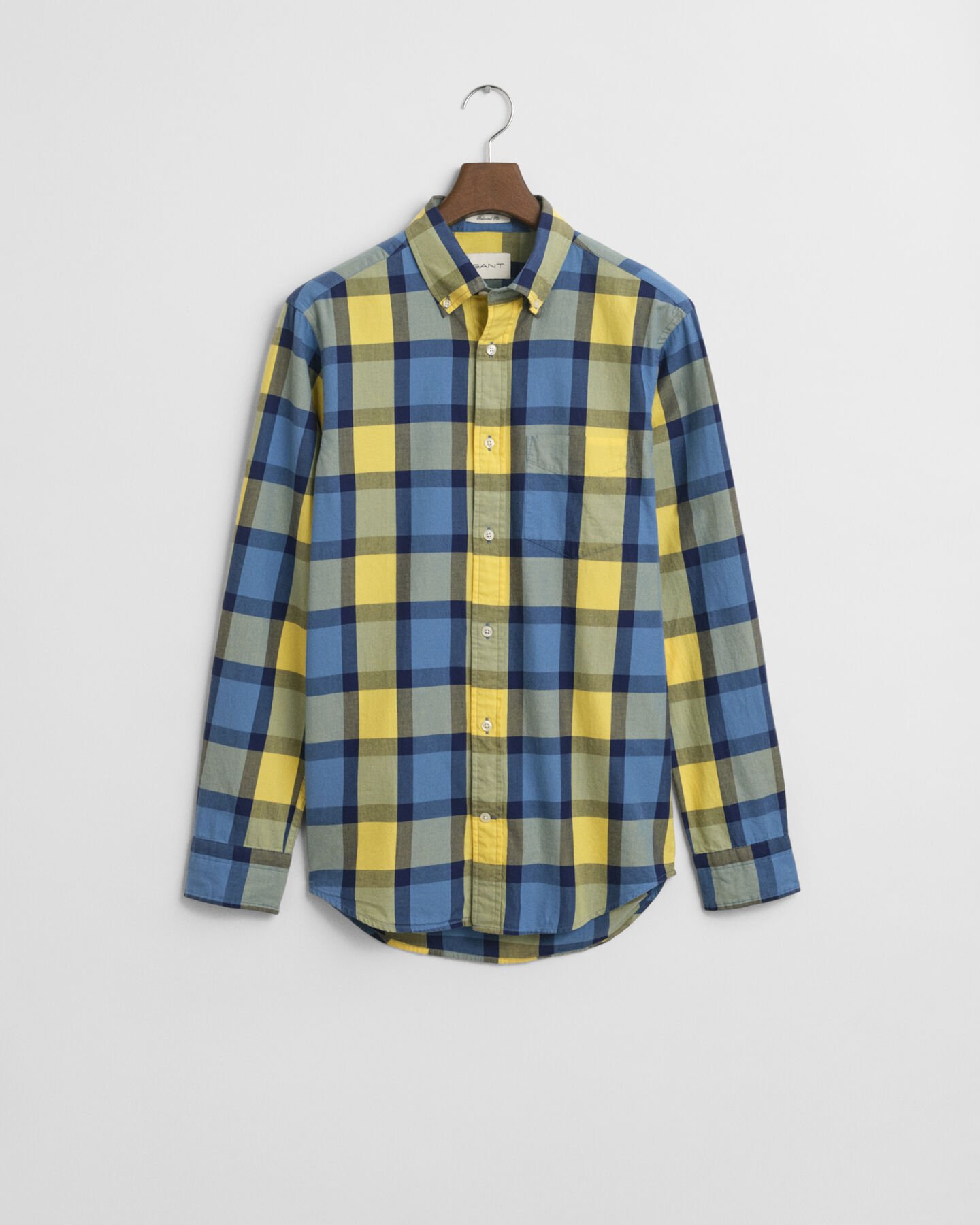 Relaxed fit ‑mitoitettu ruudullinen tvillipaita