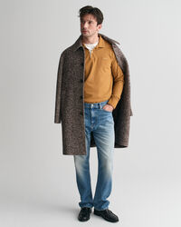 Pitkähihainen pikeepaita, kohopintainen kaulus