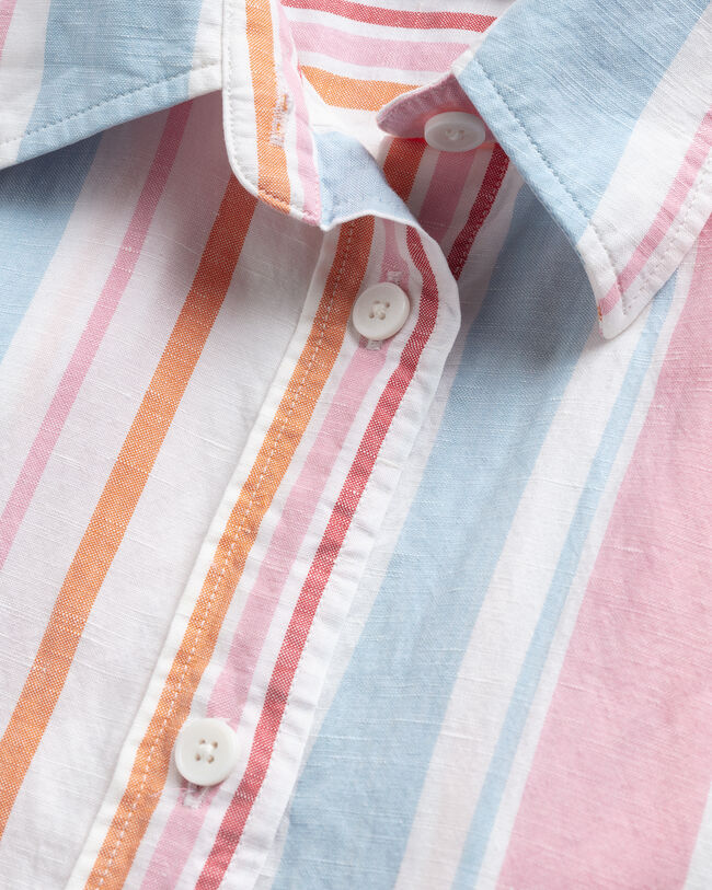 Oversized fit ‑mitoitettu raitapaita