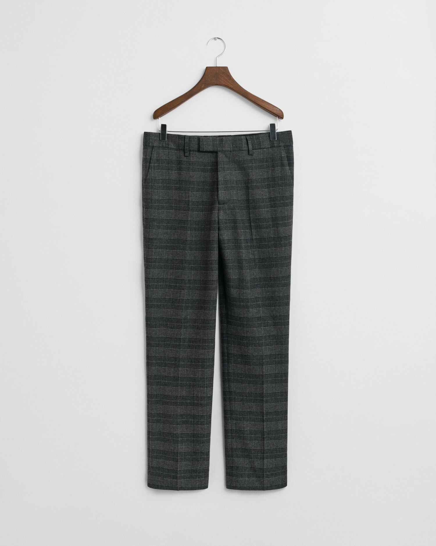 Slim fit ‑mitoitetut Glen Check ‑puvunhousut