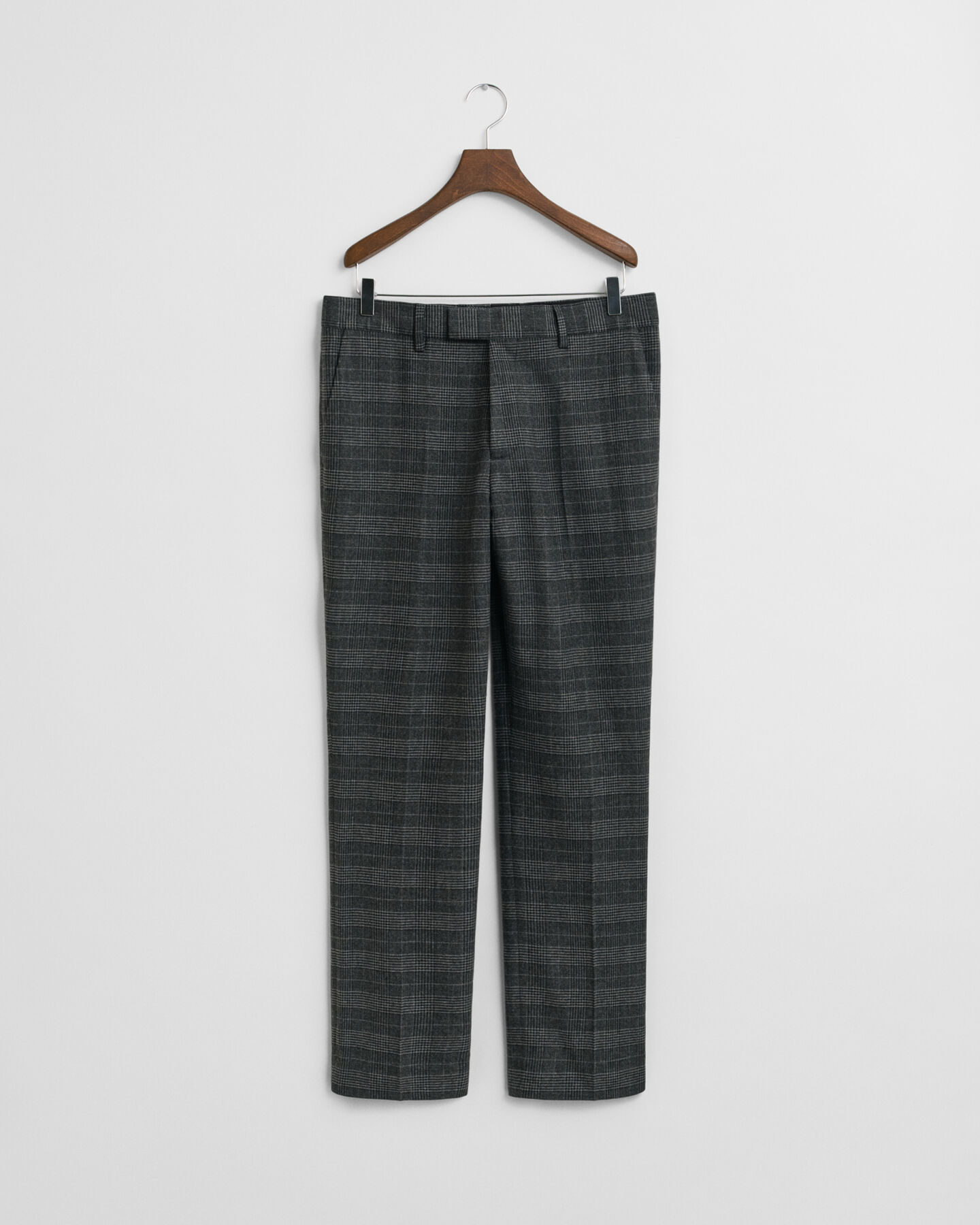 Slim fit ‑mitoitetut Glen Check ‑puvunhousut