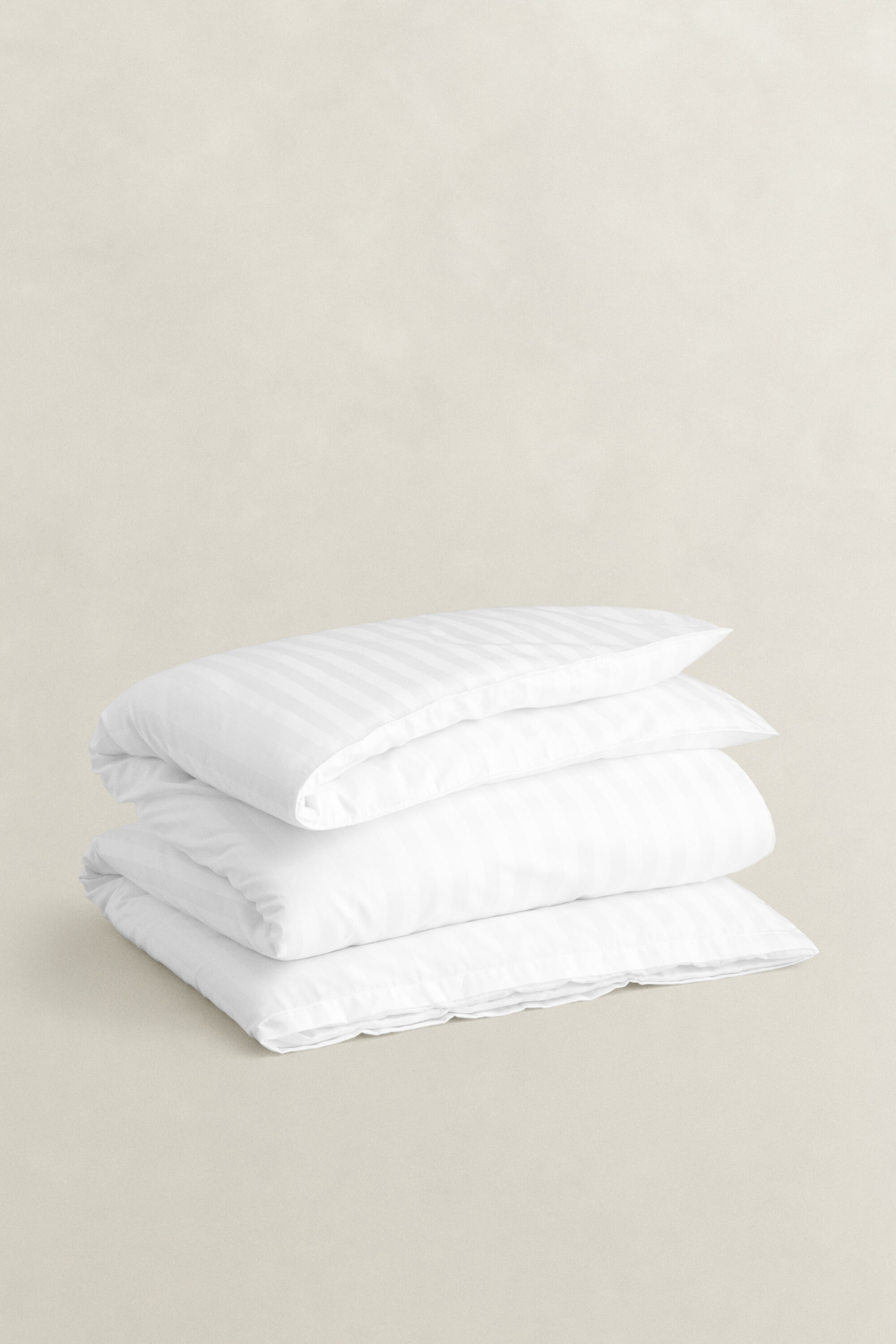 Sateen Striped ‑pussilakana