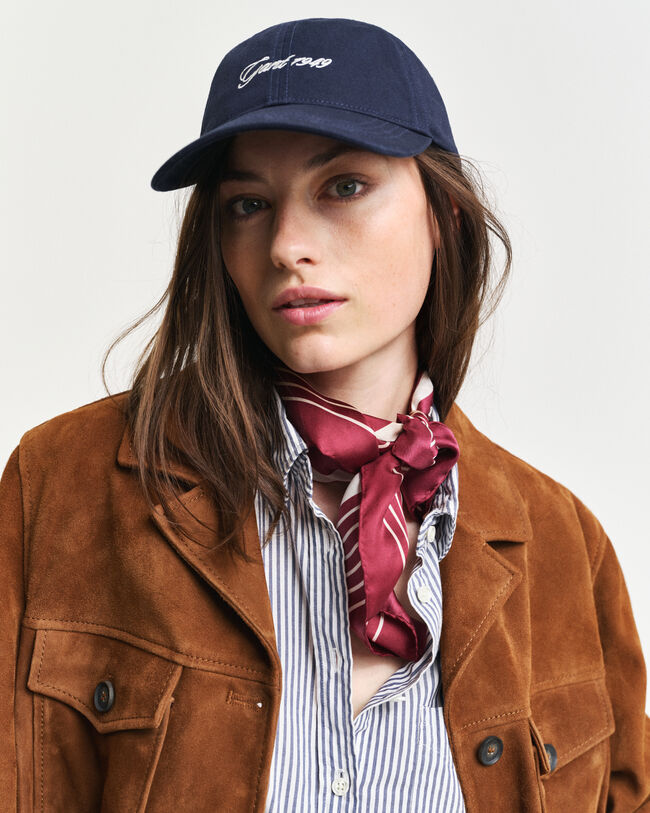 Monogram-silkkihuivi, kontrastireuna