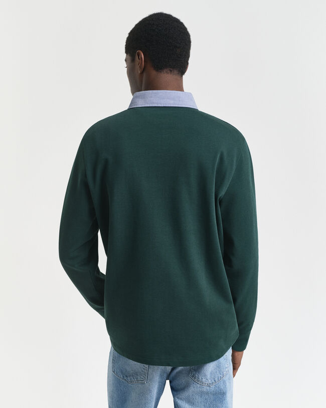 Heavy Rugger -paita chambray-kauluksella