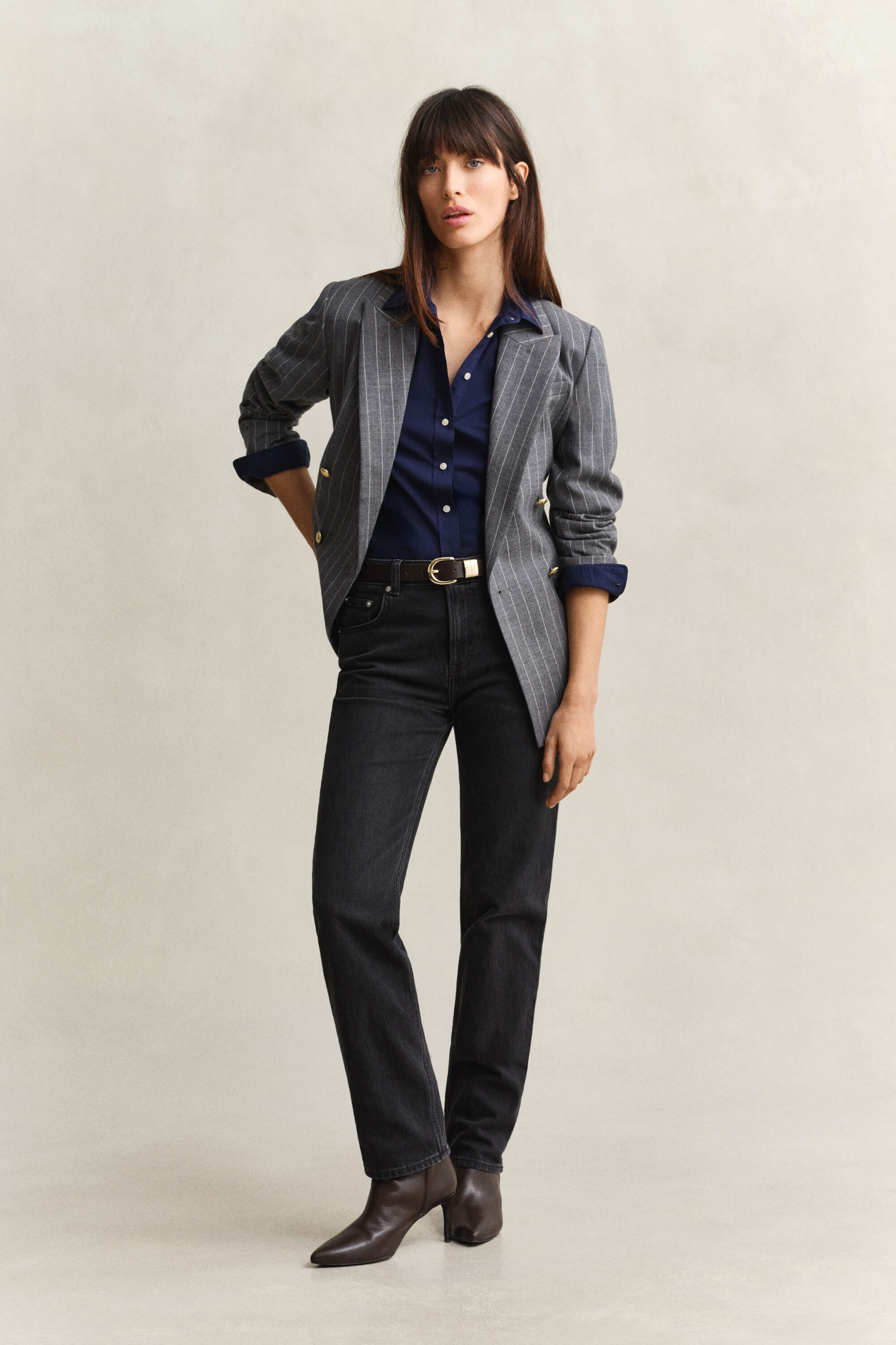 Regular fit ‑mitoitettu Classic-popliinipaita