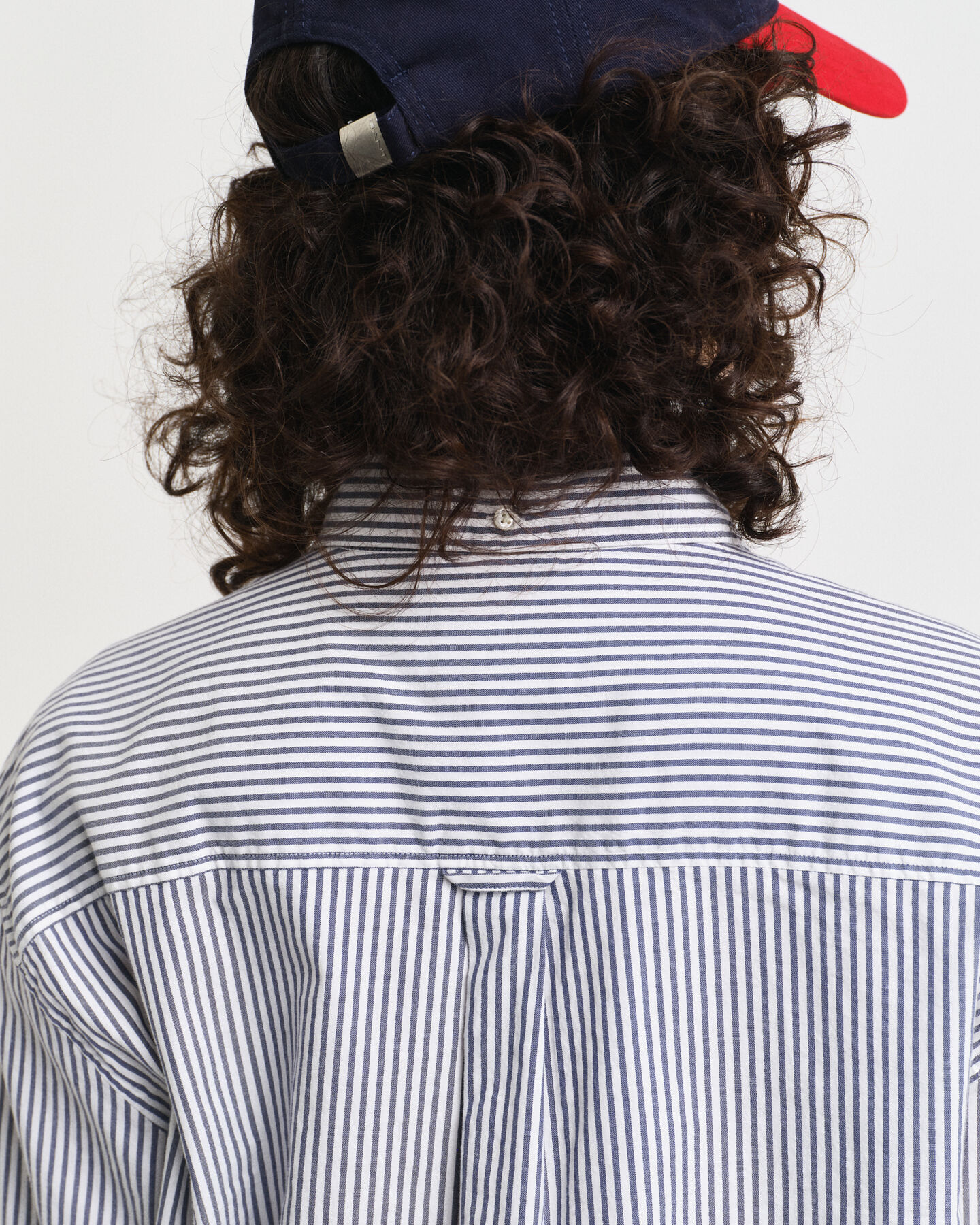 Relaxed fit ‑mitoitettu raidallinen Luxury-oxford-paita