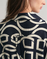 Lyhythihainen printtikuvioitu Monogram-kaftaani