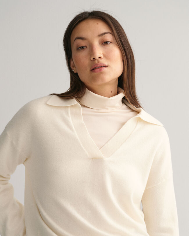 Rugger-paita eritt&auml;in hienosta lampaanvillasta