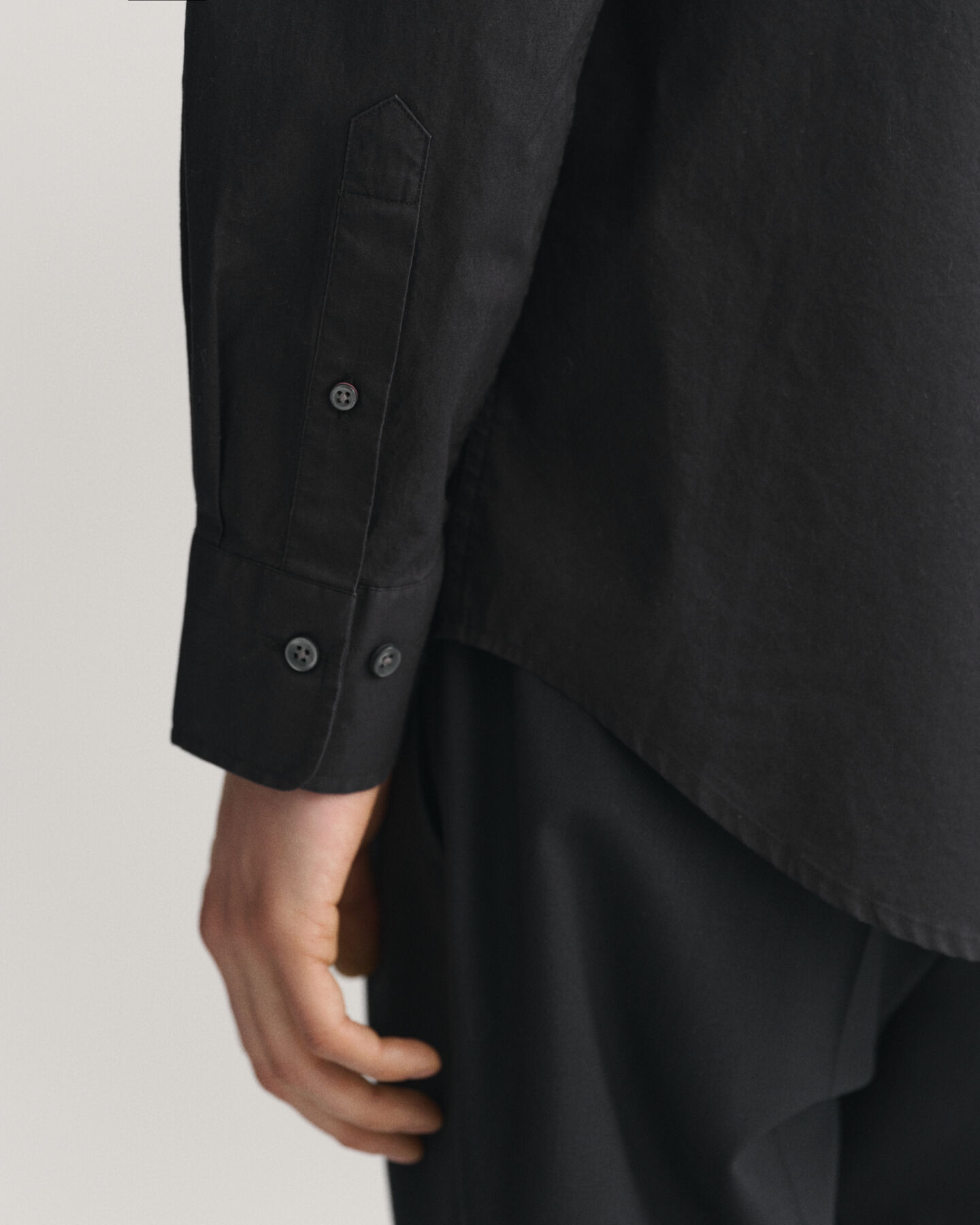 Regular fit ‑mitoitettu paita broadcloth-kankaasta