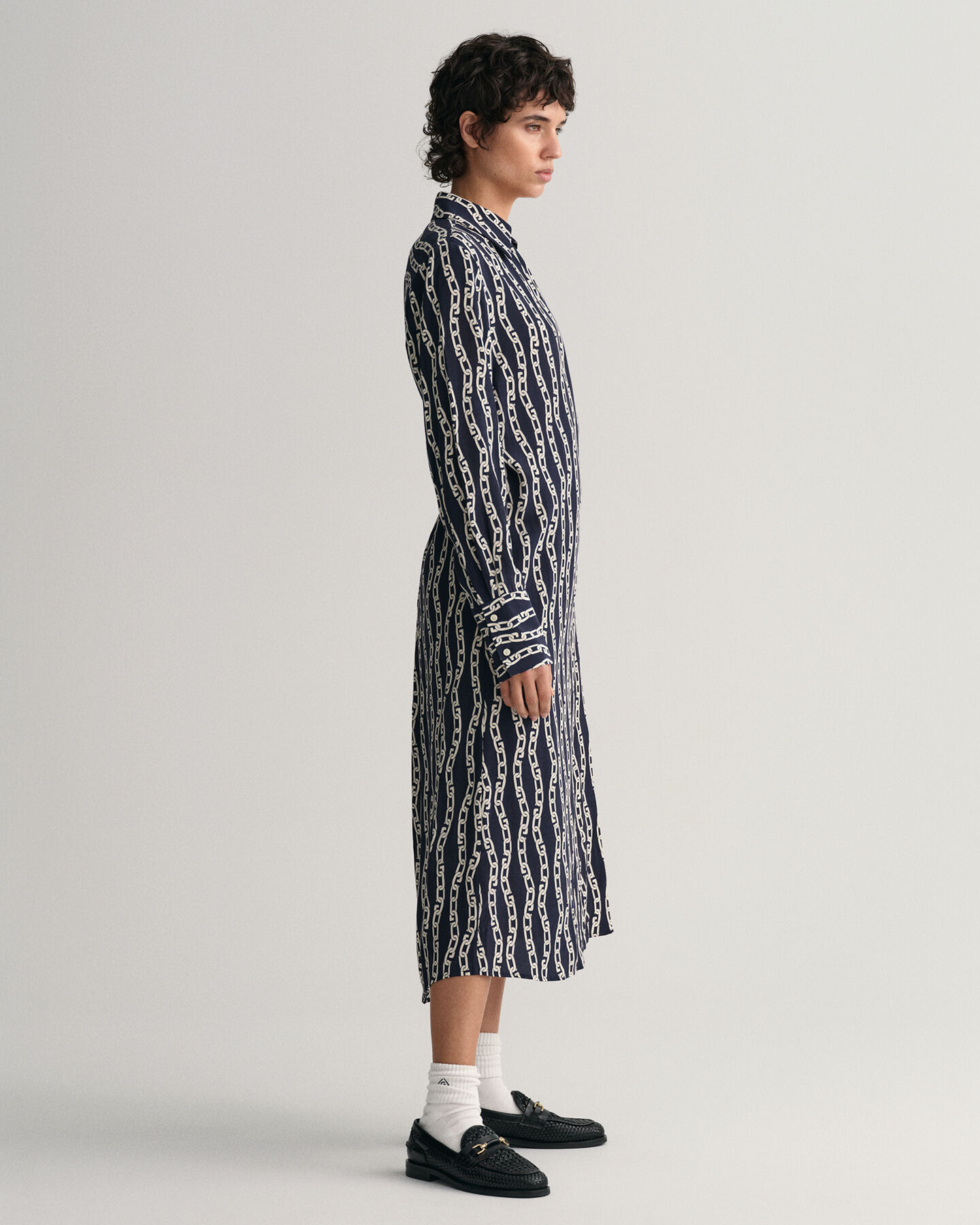 Printtikuvioitu Chain‑kietaisumekko