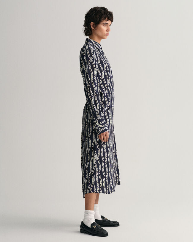 Printtikuvioitu Chain‑kietaisumekko