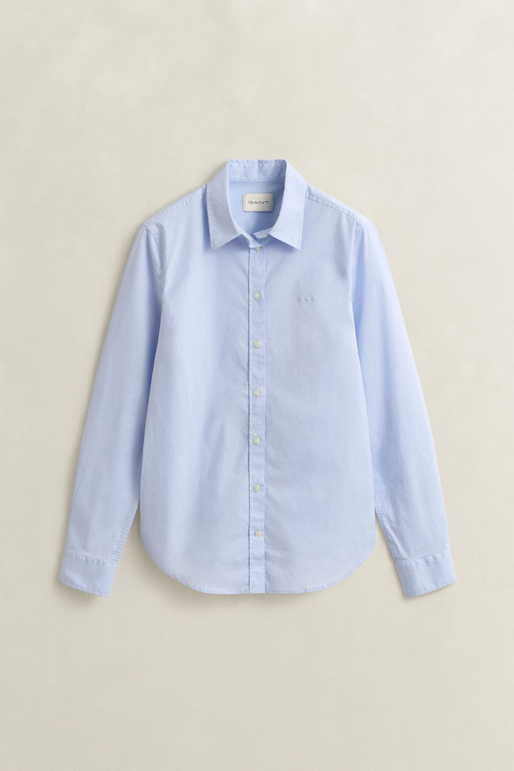 Slim fit ‑mitoitettu popliinipaita