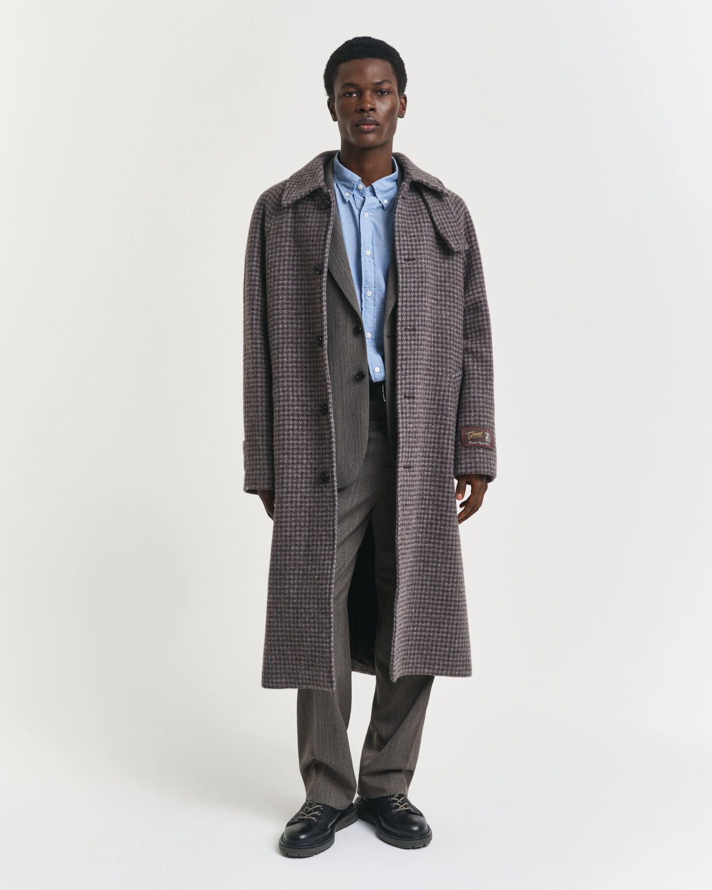 Kalanruotokuvioinen puvuntakki