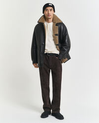 Pitkähihainen vohvelipintainen henley-paita