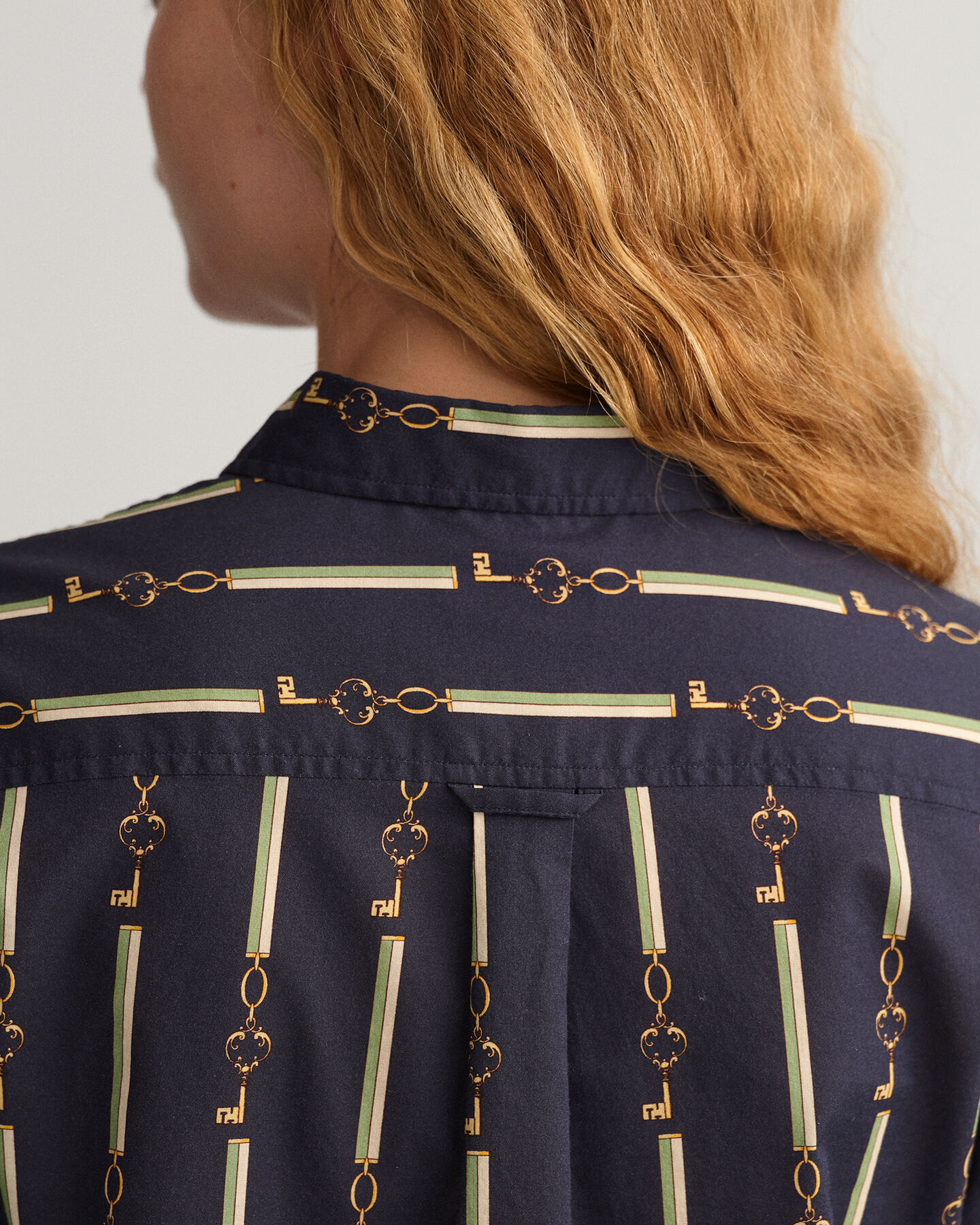 Regular fit ‑mitoitettu American Luxe ‑puuvillavoileepaita