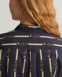 Regular fit ‑mitoitettu American Luxe ‑puuvillavoileepaita