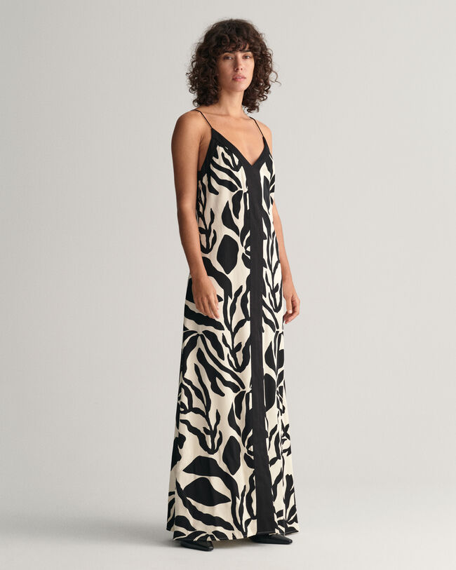 Palm Print -olkainmekko