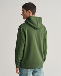 Painatuksella varustettu huppari