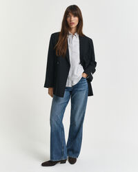 Regular fit ‑mitoitettu raidallinen Classic-oxford-paita